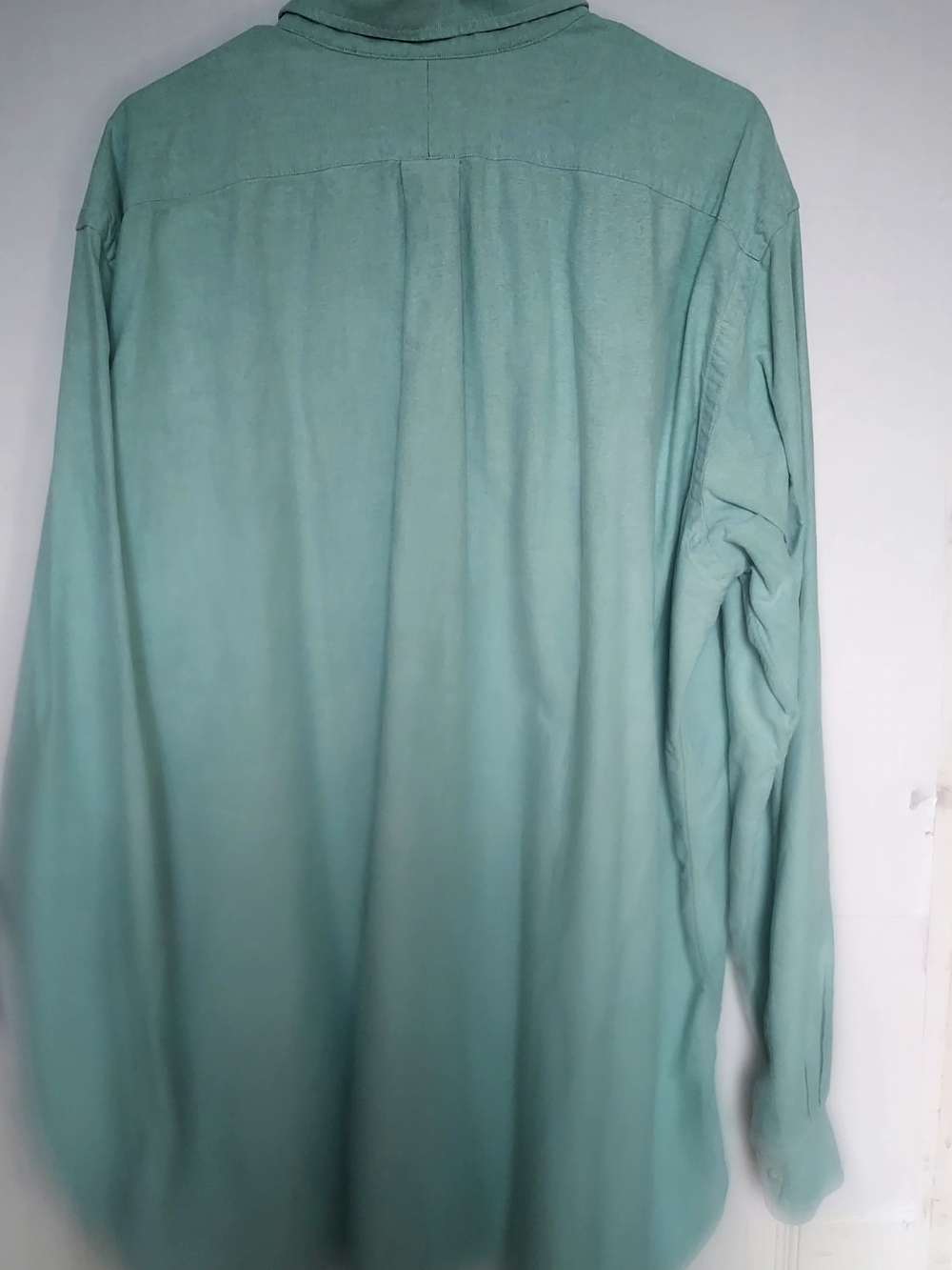 Ralph Lauren Men's Mint Green Long-Sleeve Shirt Button Down 2XLT